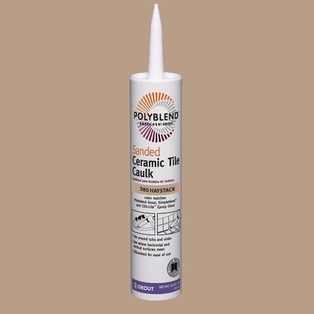 Custom Building Products Custom Building Products Polyblend Haystack Siliconized Acrylic Tile Caulk 10.5 oz PC38010S-6